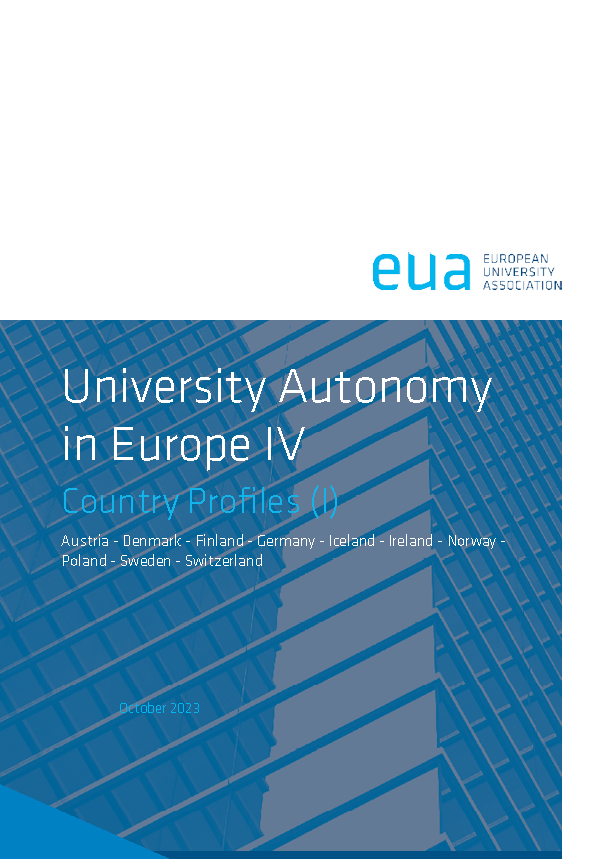 University Autonomy in Europe IV: Country Profiles (I)