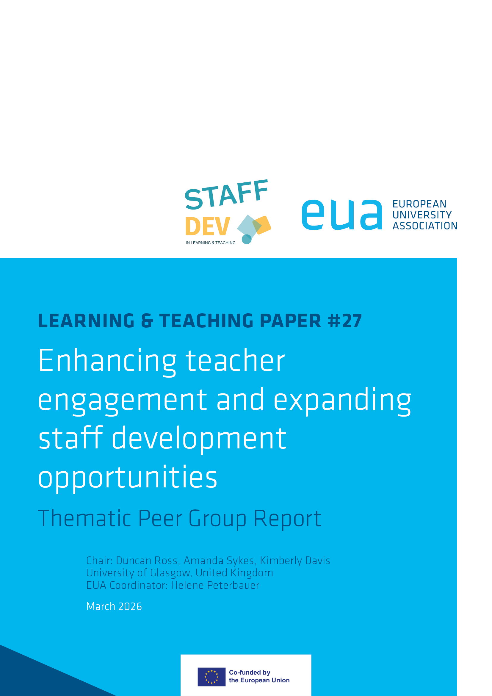 Enhancing teacher engagement and expanding staff development opportunities
