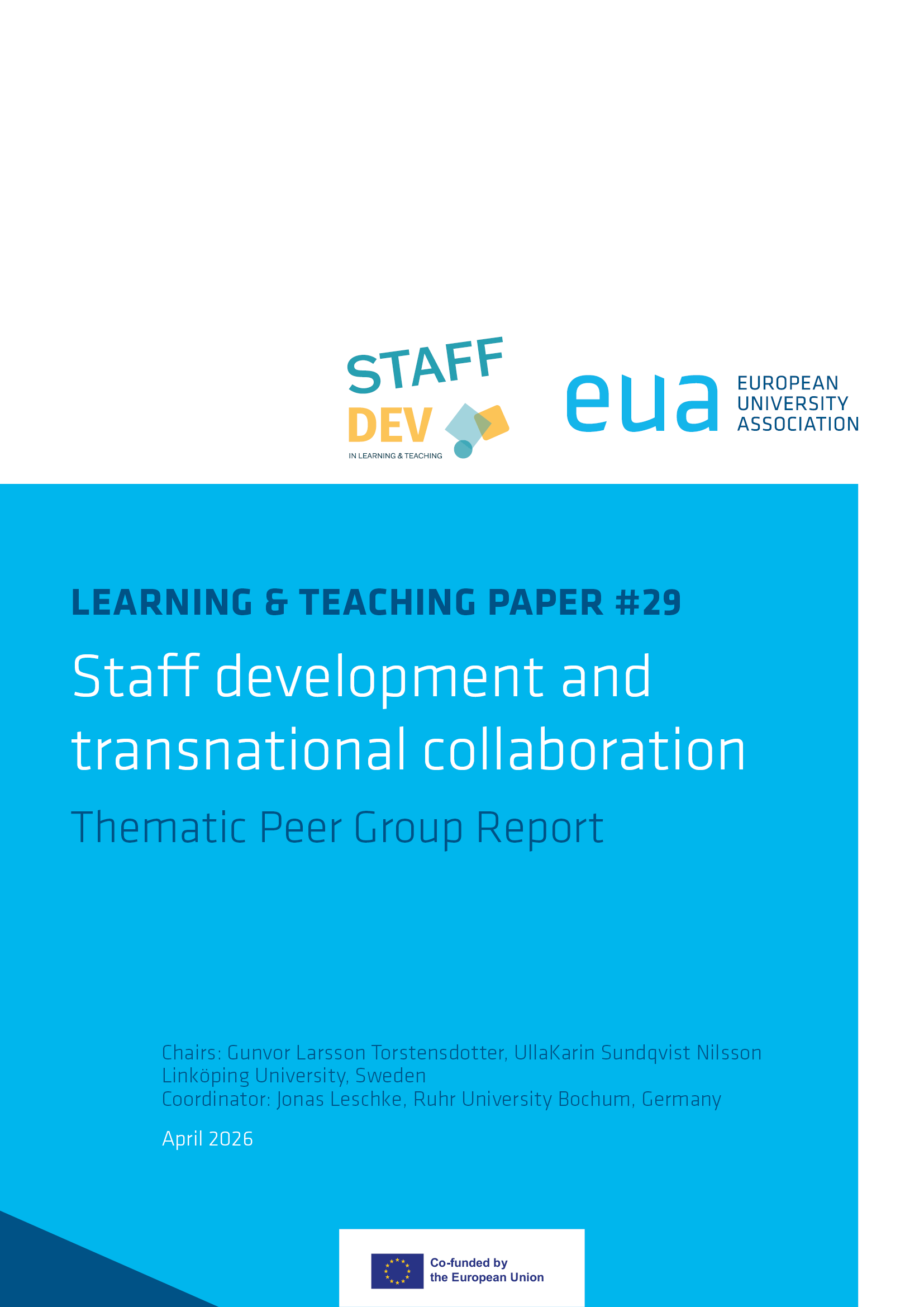 Staff development and transnational collaboration