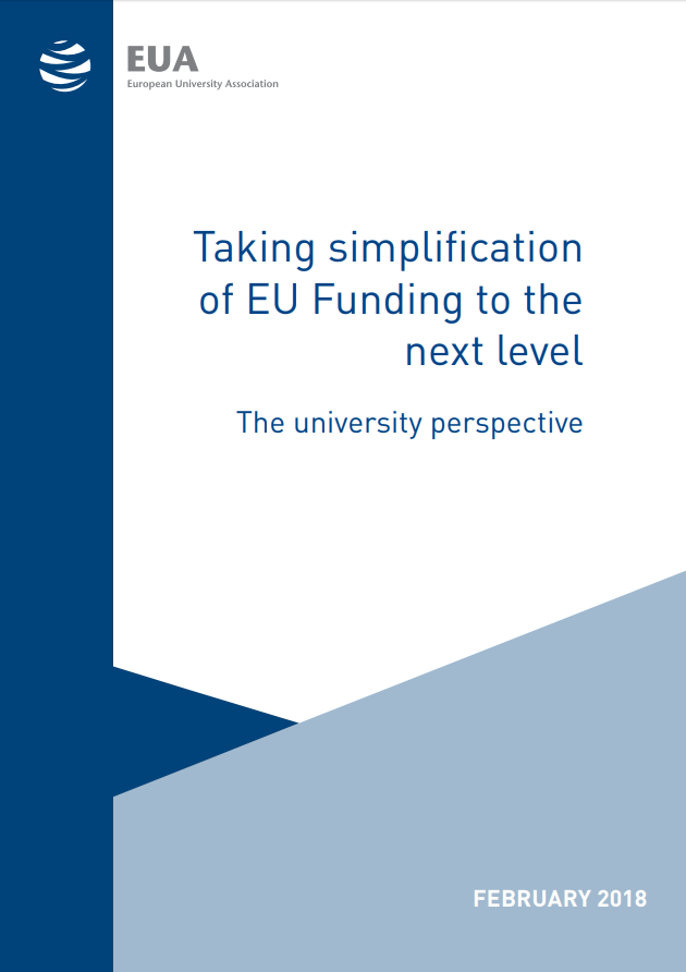 Taking simplification of EU Funding to the next level - The university perspective