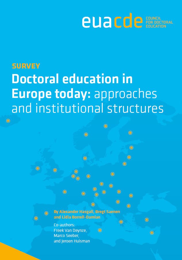 Doctoral education in Europe today: approaches and institutional structures