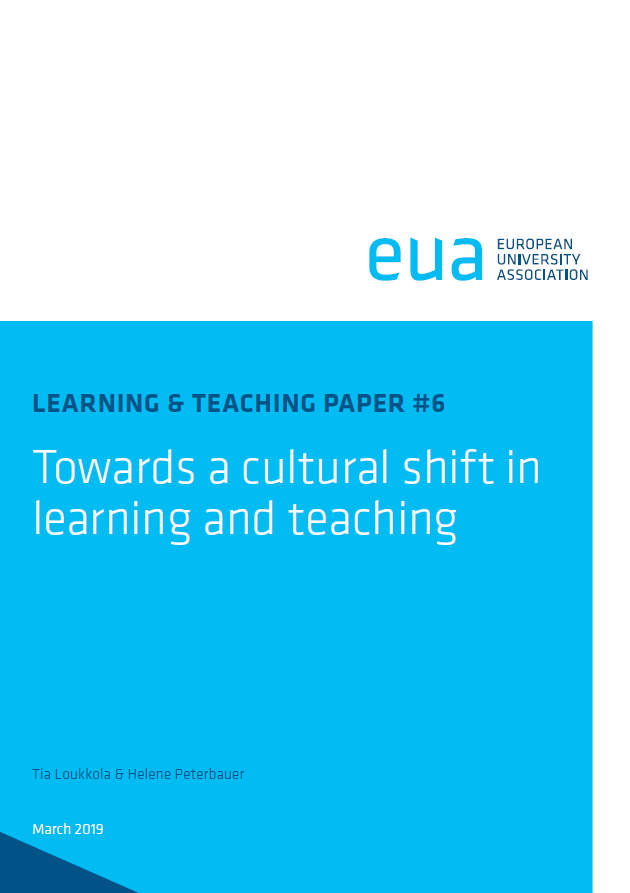 Towards a cultural shift in learning and teaching: Thematic Peer Group Report
