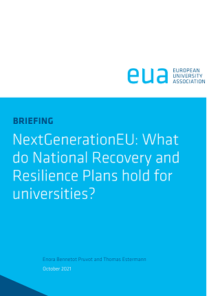 NextGenerationEU: What do National Recovery and Resilience Plans hold for universities?