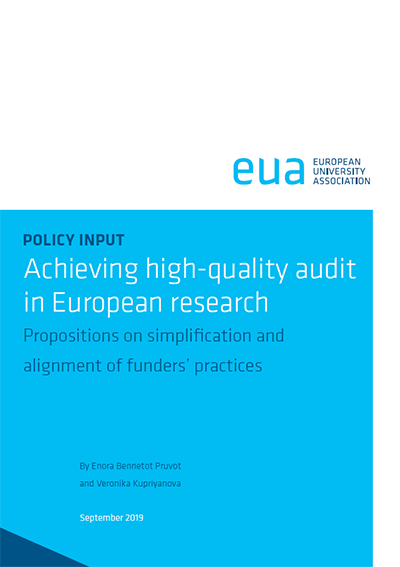 Achieving high-quality audit in European research